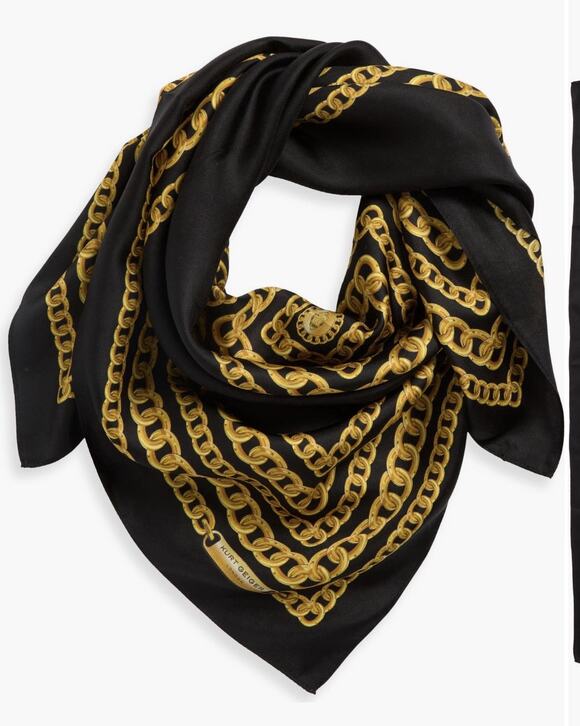 Kurt Geiger Accessories - NWT Kurt Geiger London Large Chain Print Silk Scarf Luxury Designer AQ22